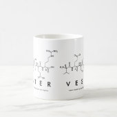 Mug du nom du peptide du ester (Centre)
