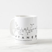 Mug du nom du peptide Dwyane (Devant gauche)