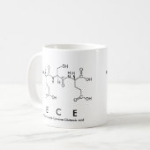 Mug du nom du peptide Ece (Devant gauche)
