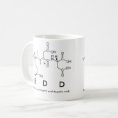Mug du nom du peptide Edd (Devant gauche)