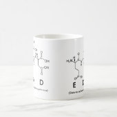 Mug du nom du peptide Edd (Centre)