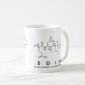 Mug du nom du peptide Edin (Devant droit)