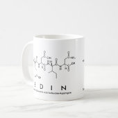 Mug du nom du peptide Edin (Devant gauche)