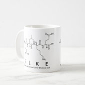 Mug du nom du peptide Elke (Devant gauche)