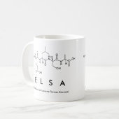 Mug du nom du peptide Elsa (Devant gauche)