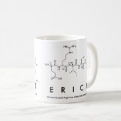 Mug du nom du peptide Erick (Devant droit)