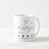 Mug du nom du peptide Ernest (Devant droit)