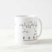 Mug du nom du peptide Esra (Devant droit)