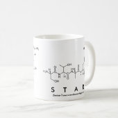 Mug du nom du peptide étoile (Devant droit)