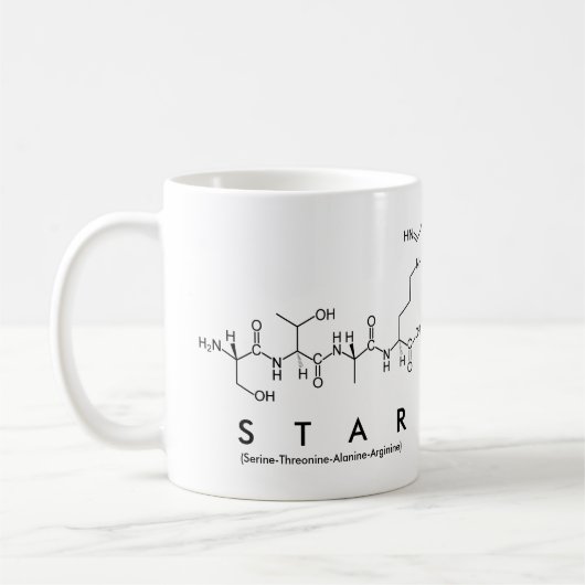 Mug du nom du peptide étoile (Gauche)
