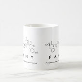 Mug du nom du peptide fanny (Centre)