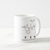 Mug du nom du peptide fem (Devant droit)