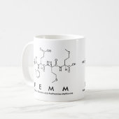 Mug du nom du peptide femm (Devant gauche)
