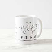 Mug du nom du peptide fenne (Devant droit)