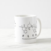Mug du nom du peptide Flyn (Devant droit)