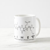 Mug du nom du peptide formateur (Devant droit)