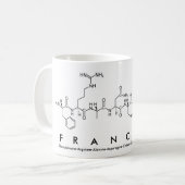 Mug du nom du peptide Francena (Devant gauche)