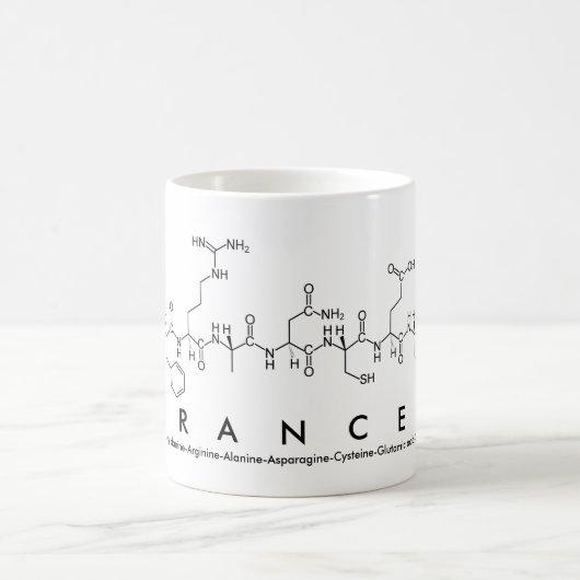 Mug du nom du peptide Frances (Centre)