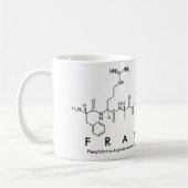 Mug du nom du peptide Francess (Gauche)