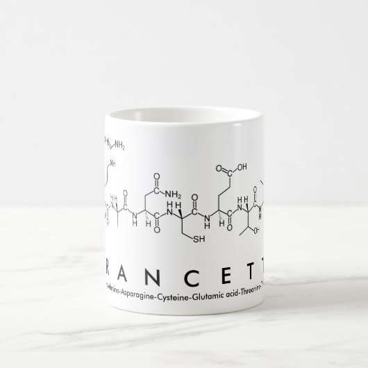 Mug du nom du peptide Francette (Centre)