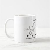 Mug du nom du peptide Francey (Gauche)