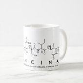 Mug du nom du peptide Francina (Devant droit)