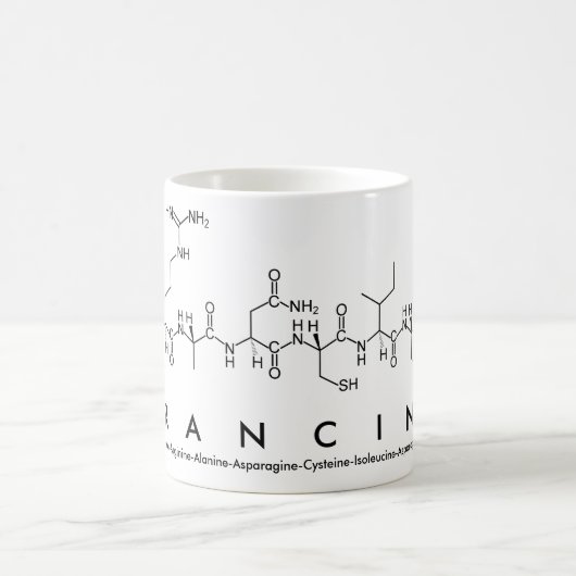 Mug du nom du peptide Francina (Centre)
