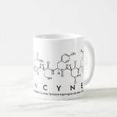 Mug du nom du peptide Francyne (Devant droit)