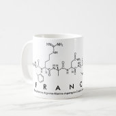 Mug du nom du peptide franine (Devant gauche)