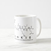 Mug du nom du peptide Frankie (Devant droit)