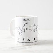 Mug du nom du peptide Franklin (Devant gauche)