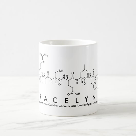 Mug du nom du peptide Gracelynn (Centre)