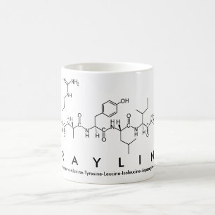 Mug du nom du peptide gris