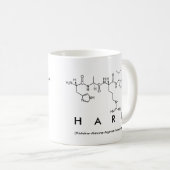 Mug du nom du peptide Hari (Devant droit)