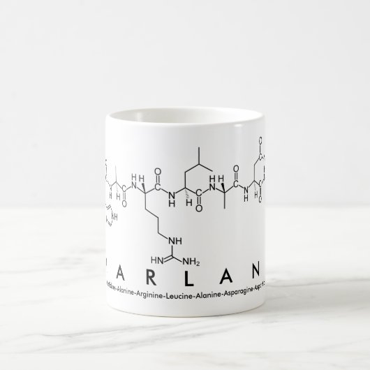Mug du nom du peptide Harland (Centre)