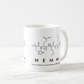 Mug du nom du peptide hématome (Devant droit)