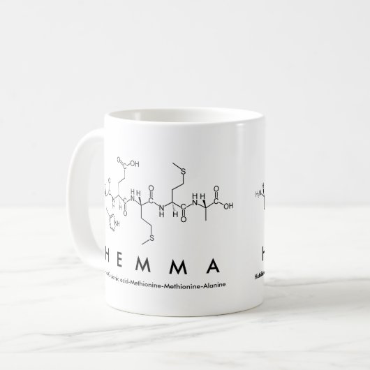 Mug du nom du peptide hématome (Devant gauche)