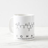 Mug du nom du peptide Ignacek (Devant gauche)