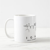 Mug du nom du peptide Ignacek (Gauche)