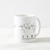 Mug du nom du peptide Iida (Devant droit)
