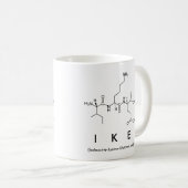 Mug du nom du peptide Ike (Devant droit)