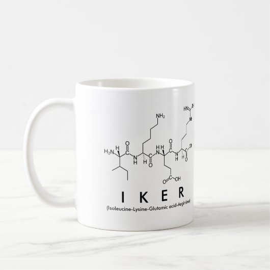 Mug du nom du peptide Iker (Gauche)