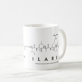 Mug du nom du peptide Ilaria (Devant droit)