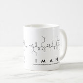 Mug du nom du peptide Imani (Devant droit)