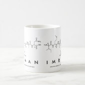 Mug du nom du peptide imraan (Centre)