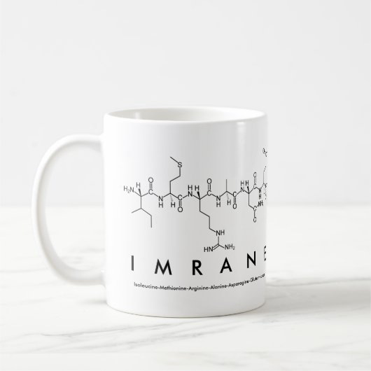 Mug du nom du peptide imrane (Gauche)