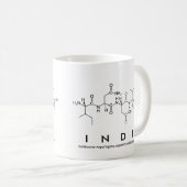 Mug du nom du peptide indi (Devant droit)
