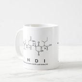 Mug du nom du peptide indi (Devant gauche)