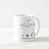 Mug du nom du peptide Iqra (Devant droit)
