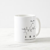 Mug du nom du peptide Ira (Devant droit)